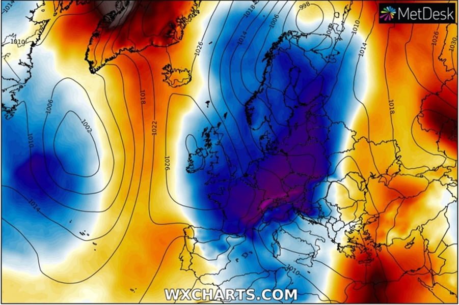 Read more about the article Temperaturi apropiate de pragul de îngheț în zone extinse din Europa