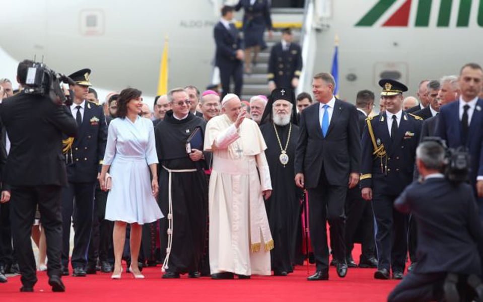 Read more about the article Papa Francisc şi-a început vizita în România