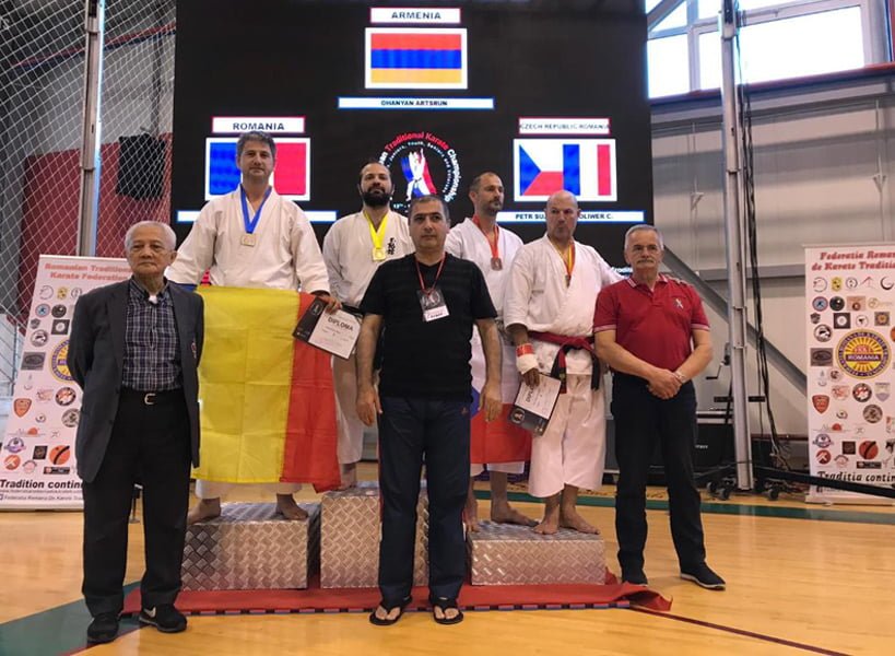 Read more about the article Mircea Cristian Popa, pe podium la CE de Karate Tradiţional
