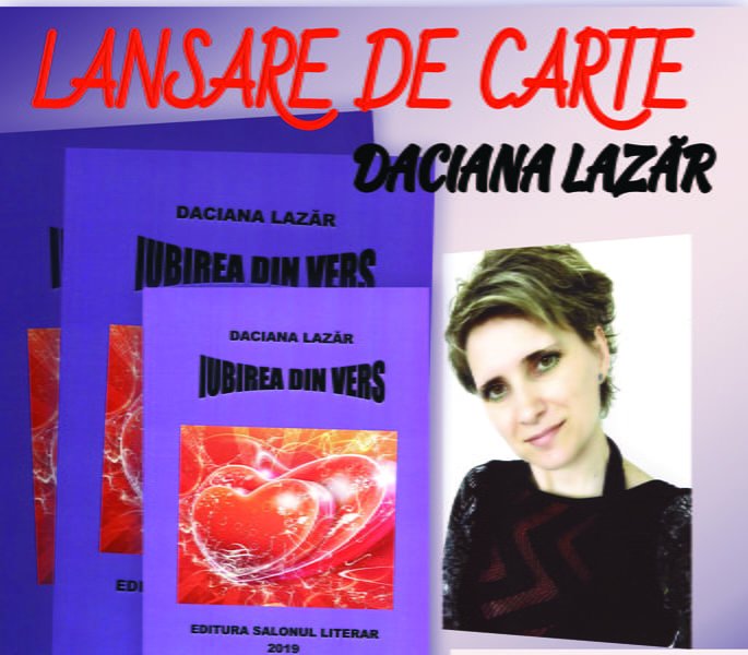 Read more about the article „Iubirea din vers”: lansare de carte a poetei Daciana Lazăr