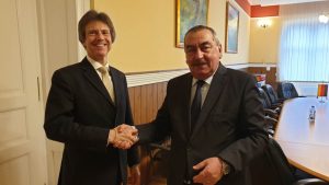 Read more about the article Președintele CJ Hunedoara l-a primit pe Consulul Republicii Federale Germania la Sibiu