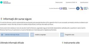 Read more about the article Guvernul a lansat platforma online COVID-19 Știri Oficiale, care centralizează doar informații din surse sigure