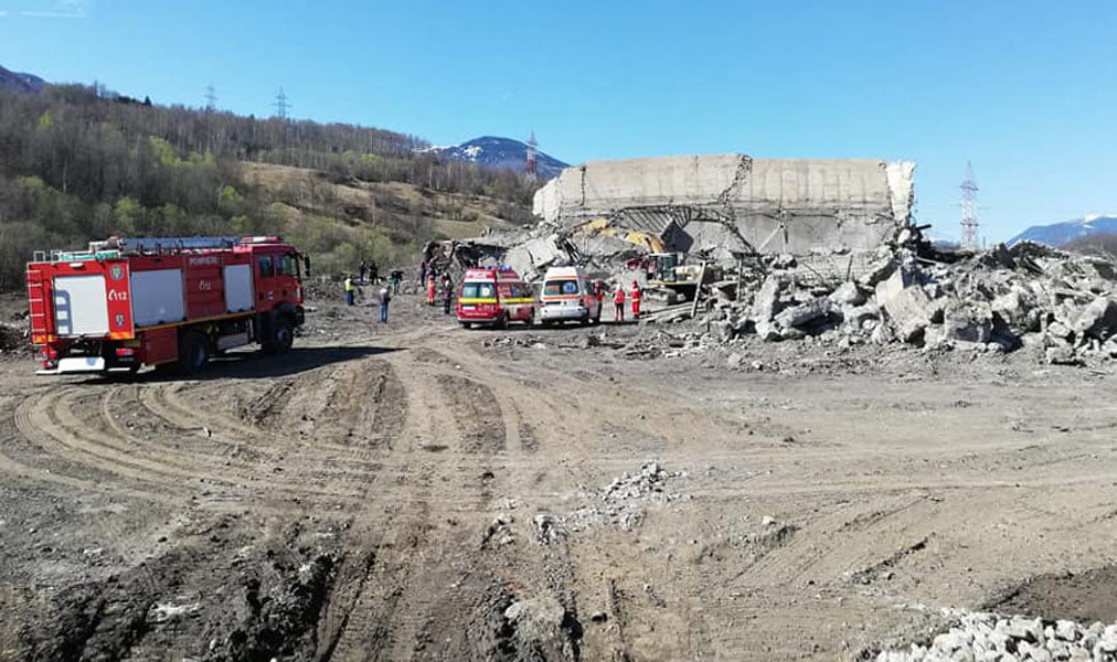 Read more about the article Turn de extracţie, prăbuşit în incinta Exploatării miniere Uricani
