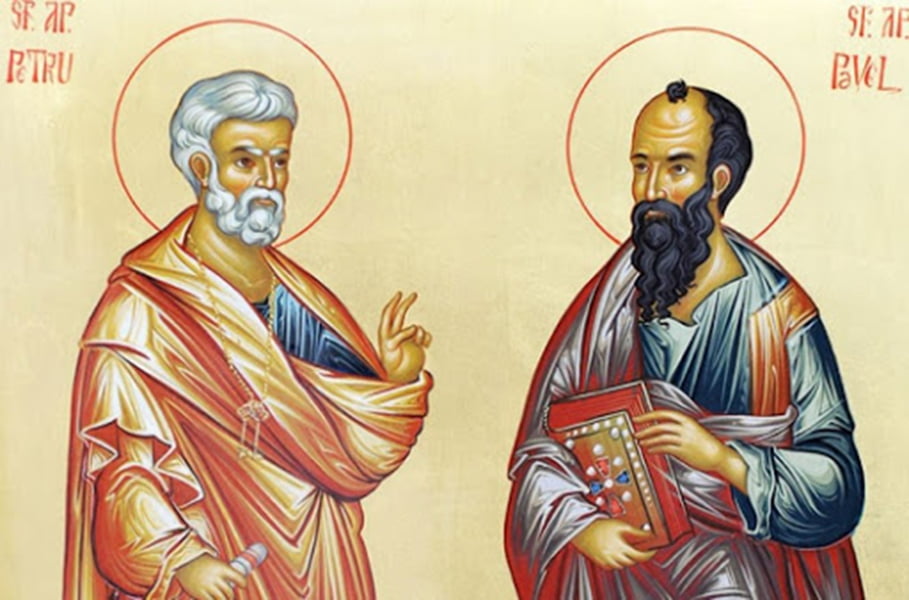 Read more about the article Creştinii ortodocşi îi cinstesc pe Sfinţii Apostoli Petru şi Pavel