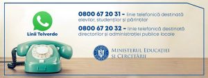 Read more about the article Părinții, elevii și studenții pot afla telefonic informații despre anul școlar. Linii Telverde lansate de Ministerul Educației