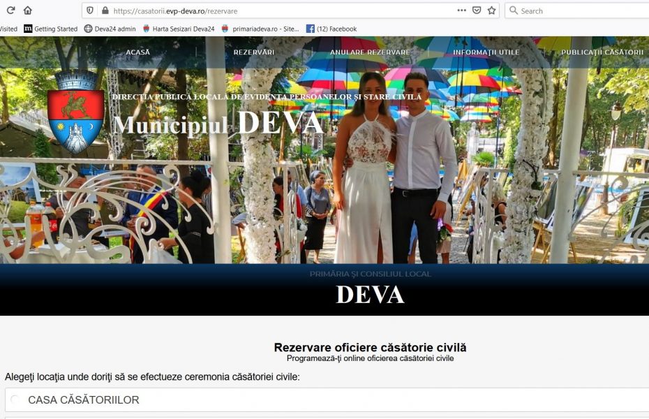Read more about the article Mirii anului 2021 își pot programa online căsătoria civilă, pe site-ul Stării Civile Deva