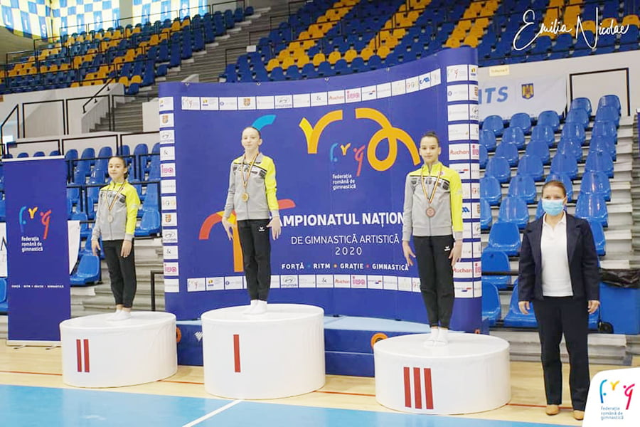 Read more about the article Gimnastică: Medalii pentru gimnastele din Deva la Campionatele naţionale