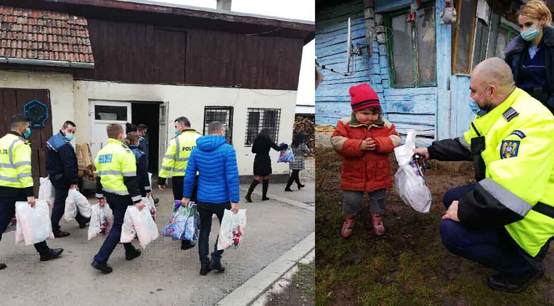 Read more about the article Copiii nevoiaşi din zona Deva-Hunedoara, vizitaţi de ajutoarele lui Moş Crăciun