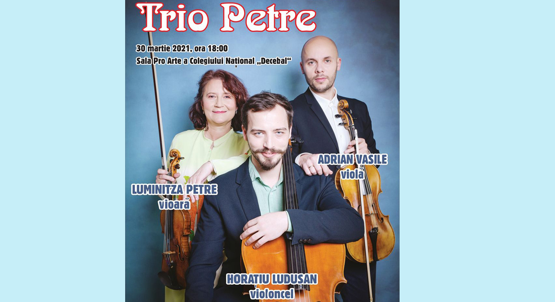 Read more about the article Recitalul de muzică de cameră „Trio Petre” a fost AMÂNAT!