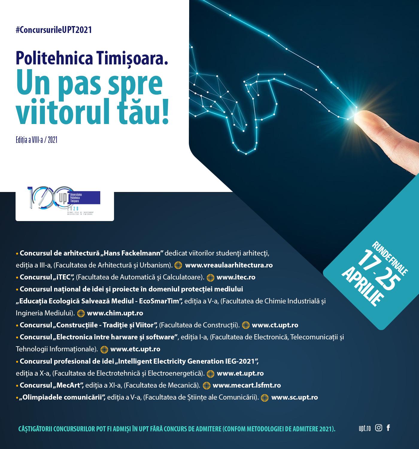 Read more about the article „Politehnica Timișoara – un pas spre viitorul tău!”, la a VIII-a ediție