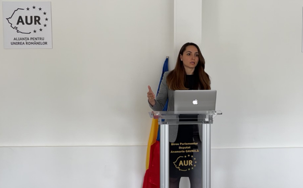 Read more about the article Azi s-a deschis cabinetul parlamentarului Anamaria Gavrilă (AUR)