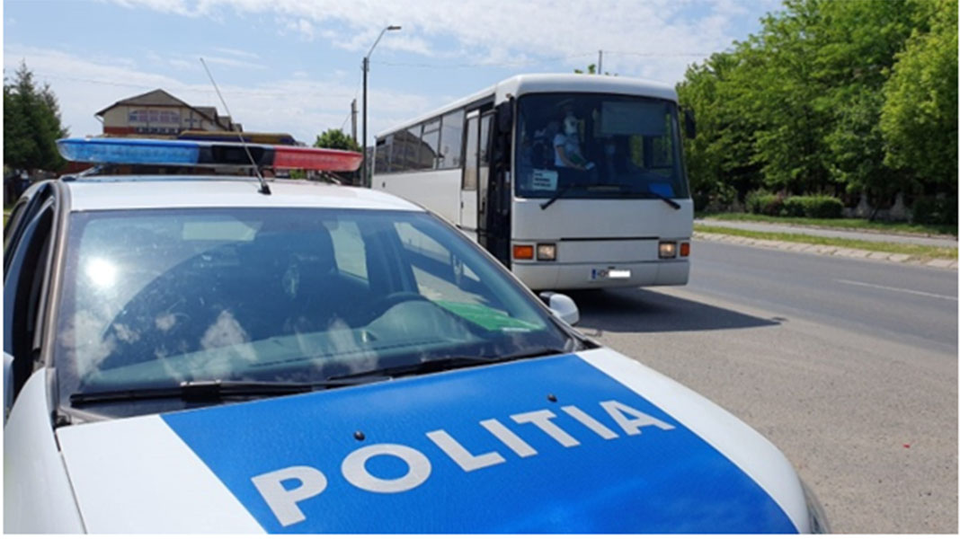 Read more about the article Acţiune a Poliţiei Române, pentru siguranţa transportului public de persoane