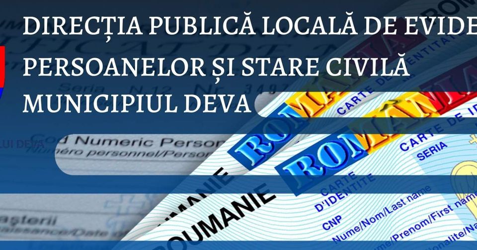 Read more about the article Important pentru cetăţenii care solicită eliberarea cărţii de identitate la Serviciul Evidenţa Persoanelor Deva