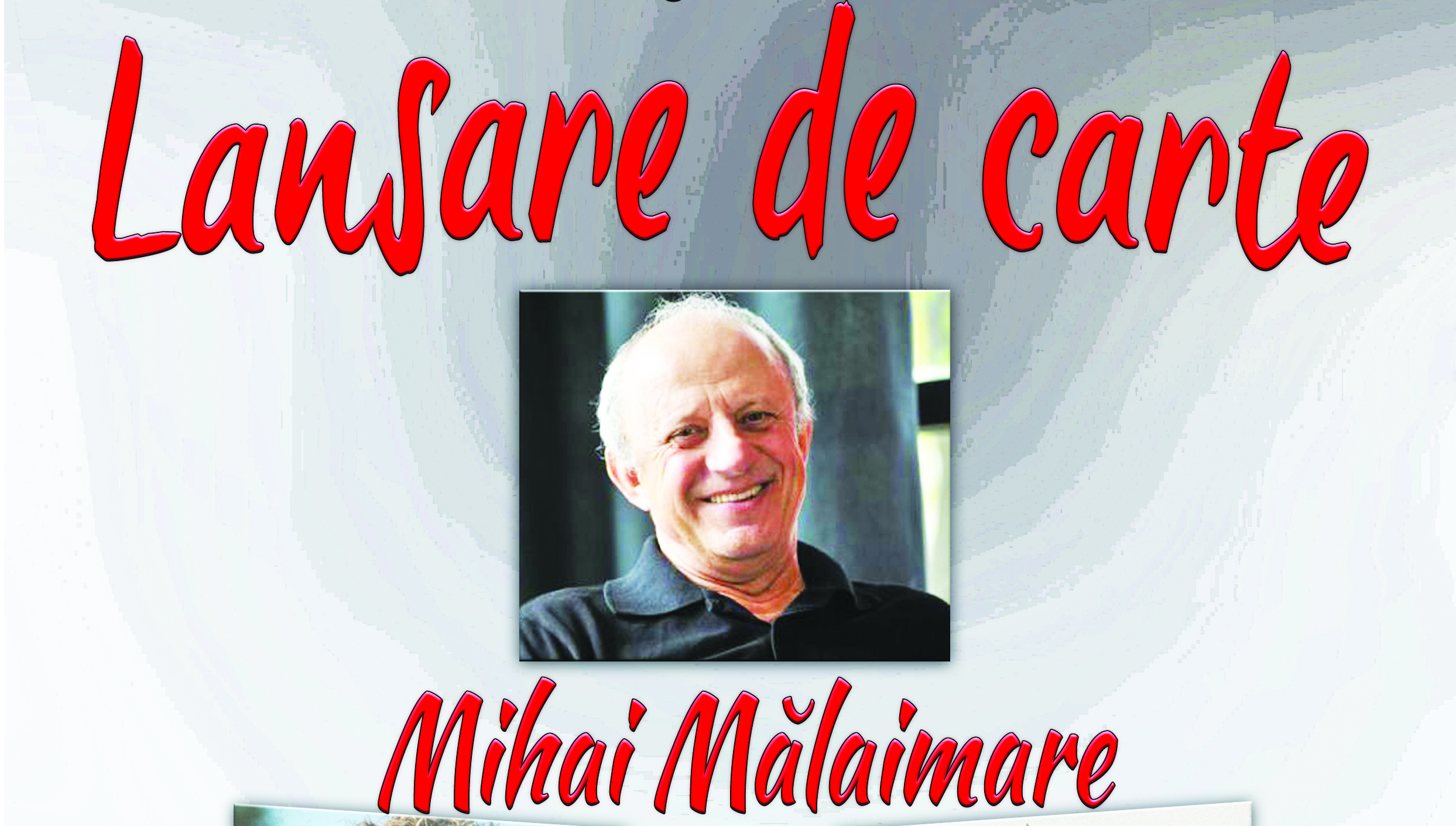 Read more about the article Actorul Mihai Mălaimare îşi va lansa două cărţi la Deva