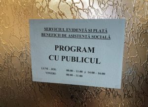 Read more about the article Program cu publicul modificat la Serviciul Evidență și Plată Beneficii de Asistență Socială