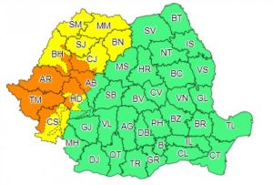 Read more about the article Cod portocaliu de ploi puternice în șapte județe. HARTA zonelor afectate