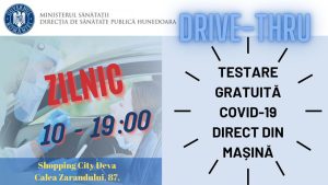 Read more about the article Primul centru de testare COVID-19 direct din maşină!
