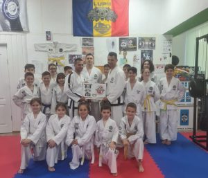 Read more about the article Demonstraţie de taekwondo în Piața Arras din Deva