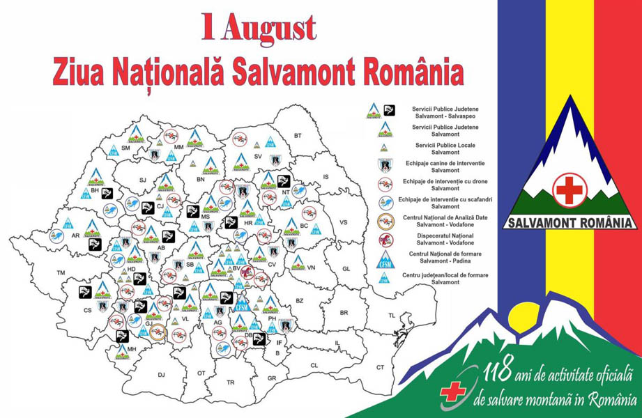 Read more about the article 1 august, Ziua Naţională Salvamont România