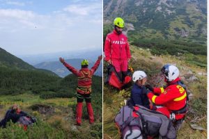 Read more about the article Acţiune de salvare, noaptea trecută, a salvamontiştilor hunedoreni, dintr-o zonă greu accesibilă a Masivului Parâng