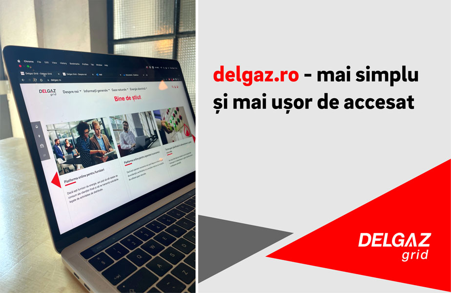 Read more about the article Portalul Delgaz Grid are acum o interfață nouă, mai simplă și ușor de utilizat de clienți și firme