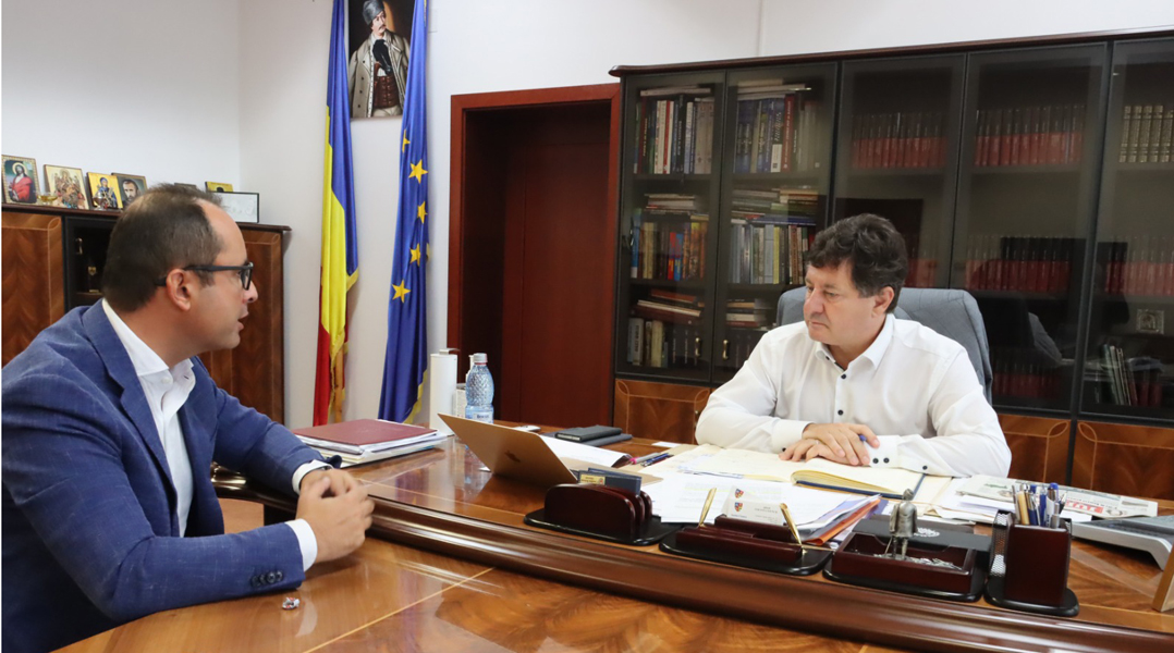 Read more about the article Europarlamentarul Cristian Bușoi, întâlnire de lucru la CJ Arad