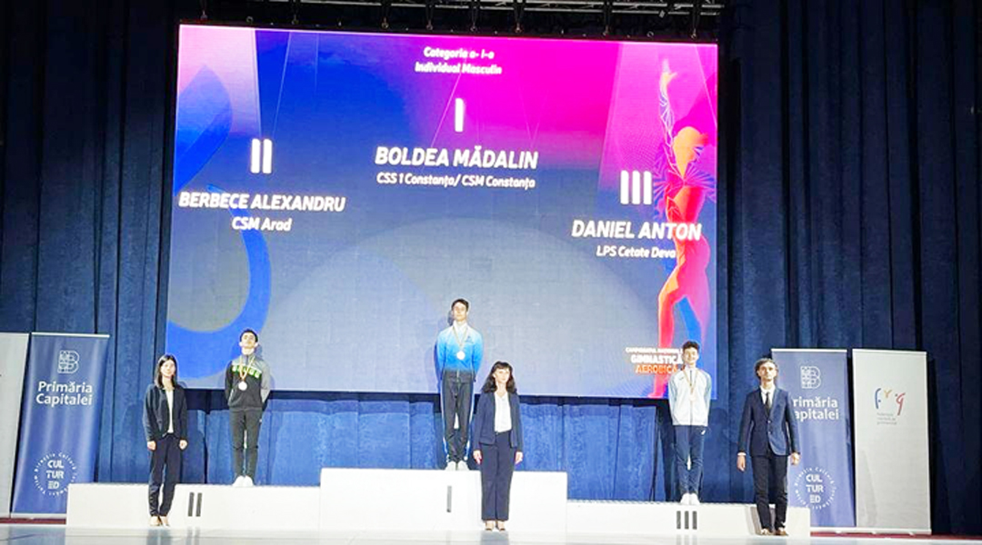 Read more about the article Gimnastică aerobică: Daniel Anton – medalie de bronz la Regalul gimnasticii