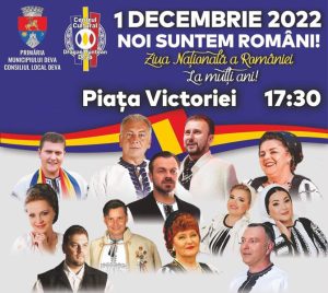 Read more about the article Ziua Națională a României marcată la Deva printr-un spectacol extraordinar: „Noi suntem români!”
