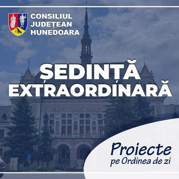 Read more about the article Şedință extraordinară, VINERI, la Consiliul Judeţean