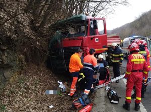 Read more about the article Accident pe DN76 între Deva și Brad