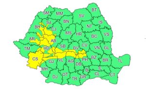 Read more about the article Atenționare Cod Galben de vânt puternic în HUNEDOARA și alte județe din țară, până marți