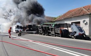 Read more about the article Două intervenţii dificile ale pompierilor hunedoreni, la interval de câteva ore, joi după-amiază