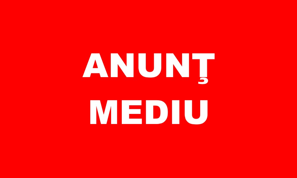 Read more about the article Anunţ mediu