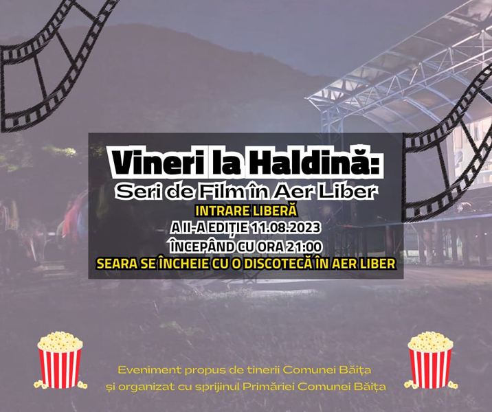 Read more about the article Băița: Seri de film în aer liber