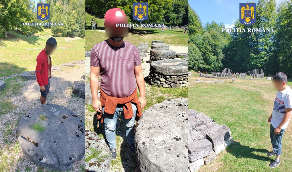 Read more about the article Dosar penal pentru trei bărbaţi de naţionalitate tadjică, prinşi scrijelind pe pietre în cetatea Sarmizegetusa Regia