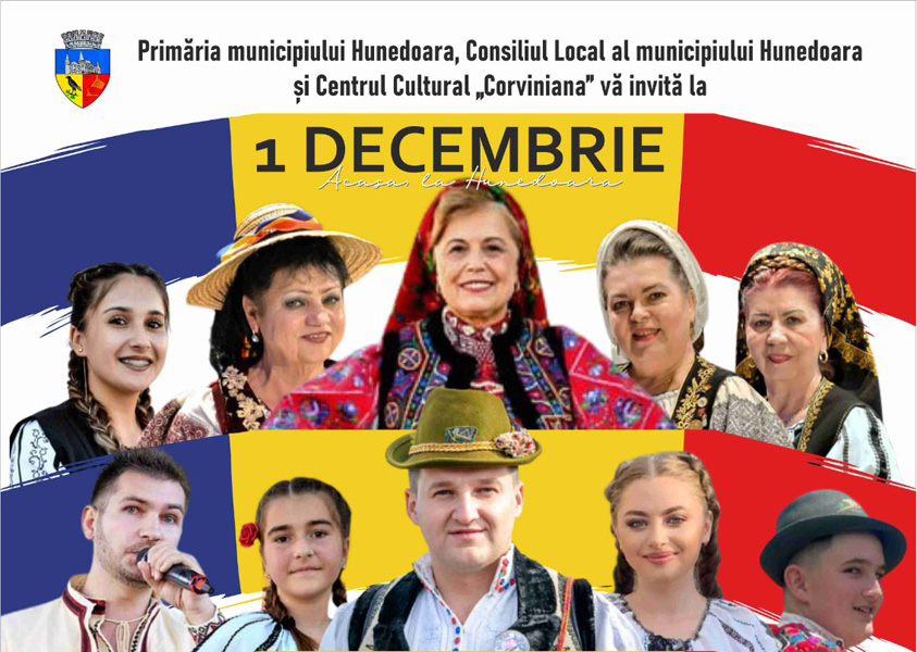 Read more about the article Ziua Naţională, 1 Decembrie, la Hunedoara