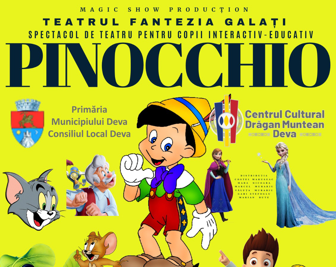 Read more about the article ,,Pinocchio” – Spectacol interactiv pentru copii