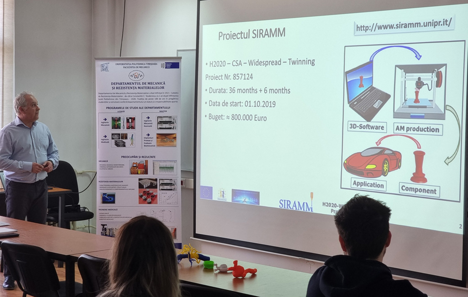 Read more about the article Proiectul SIRAMM, coordonat de Universitatea Politehnica Timișoara, o poveste de succes la nivelul UE
