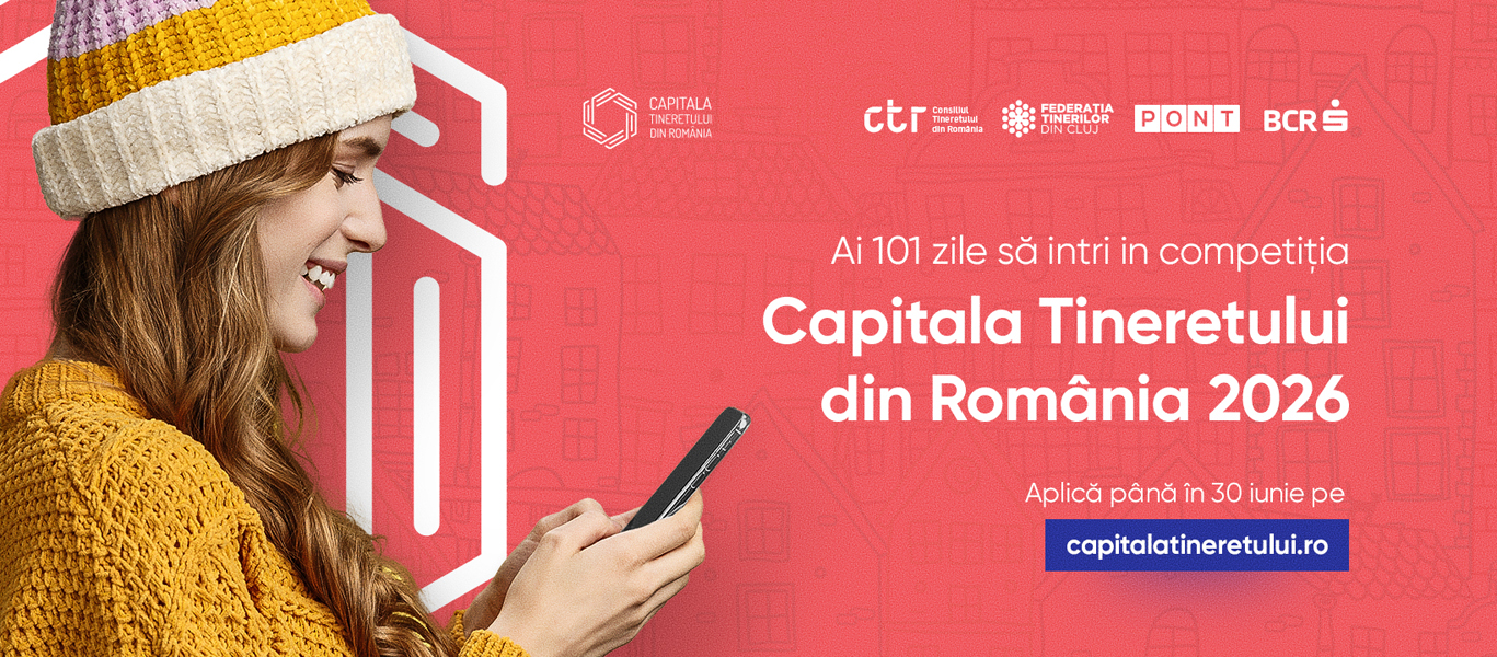 Read more about the article Înscrie-ți orașul pentru a deveni ”Capitala Tineretului din România” în 2026 până pe 30 iunie 2024!