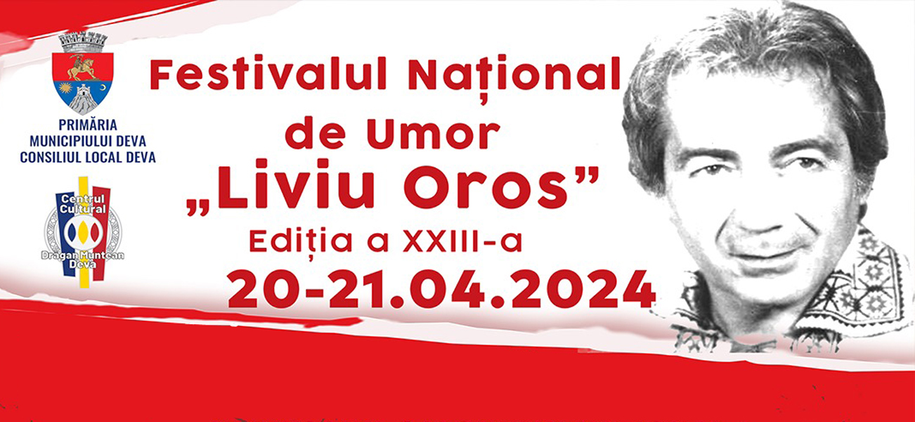 Read more about the article O nouă ediție a Festivalului Național de Umor „Liviu Oros”, are loc la Deva!