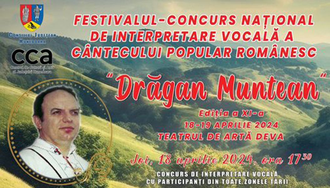 Read more about the article Festivalul – Concurs Național de Interpretare a Cântecului Popular Românesc „Drăgan Muntean”