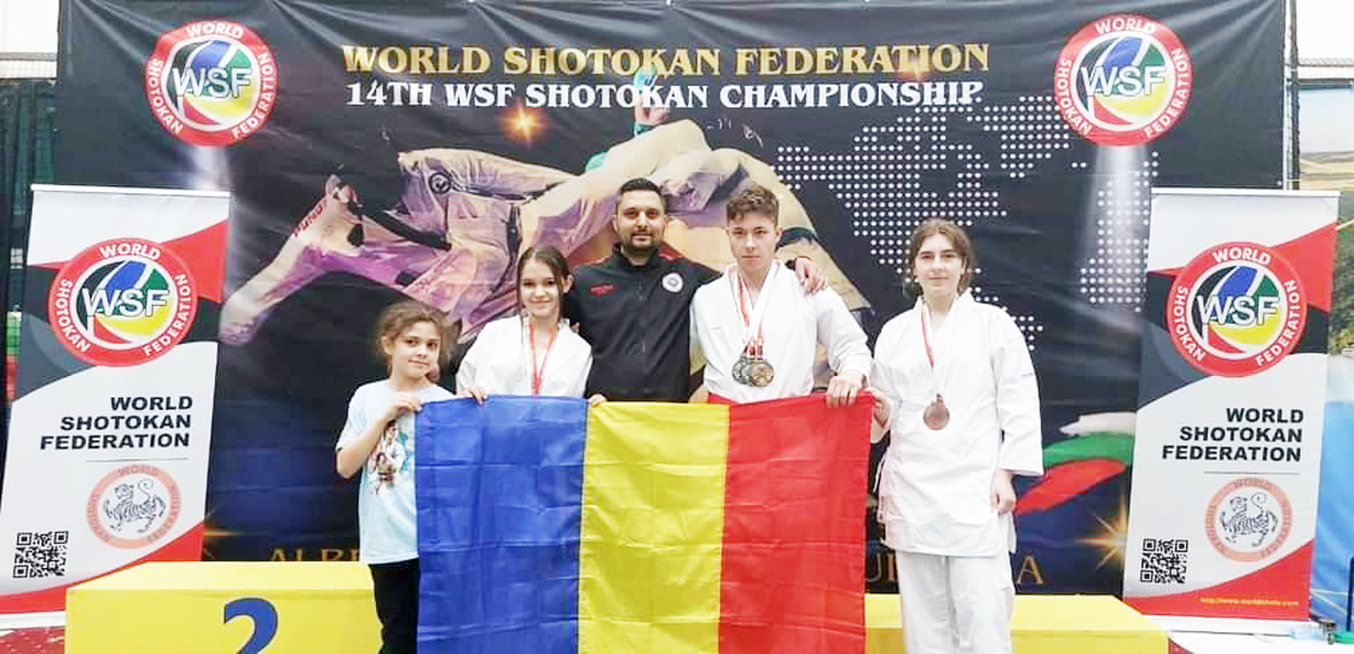 Read more about the article Karate: Sportivii hunedoreni, medaliați la Campionatul mondial din Bulgaria