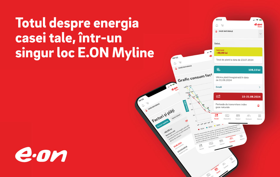 Read more about the article Doi din trei clienți rezidențiali ai E.ON Energie România folosesc aplicația E.ON Myline