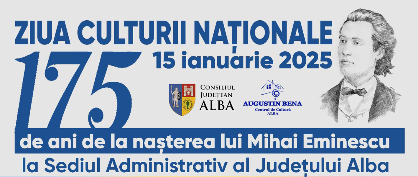 Read more about the article Centrul de Cultură ,,Augustin Bena”: ZIUA CULTURII NAȚIONALE la 175 de ani de la nașterea lui Mihai Eminescu