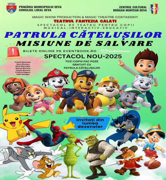 Read more about the article „Patrula Cățelușilor” revine la Deva cu o nouă misiune de salvare!