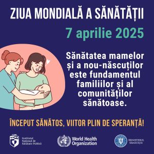 Read more about the article Ziua Mondială a Sănătății 7 aprilie 2025: Sănătatea mamei și copilului – o prioritate pentru un viitor durabil