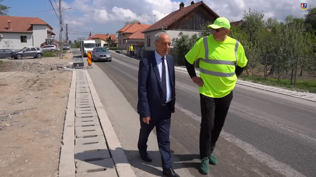 Read more about the article Fondurile europene transformă județul Hunedoara. Drumul Orăștie – Costești, în plină modernizare!