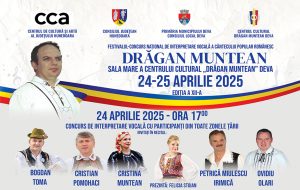 Read more about the article Festivalul-Concurs Național de Interpretare Vocală a Cântecului Popular Românesc „Drăgan Muntean”, Ediția a XII-a