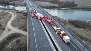 Read more about the article Ultimul convoi agabaritic de mari dimensiuni cu destinația Termocentrala Mintia, pleacă sâmbătă din Nădlac
