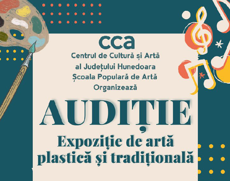 Read more about the article AUDIȚIE – Expoziție de artă plastică și artă tradițională